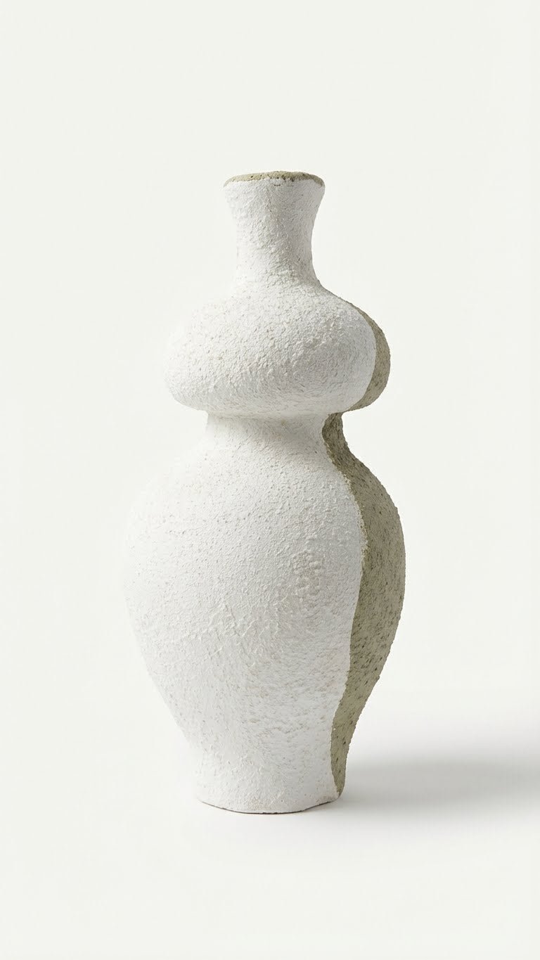 Mined Curve Vase - Kazaf Store