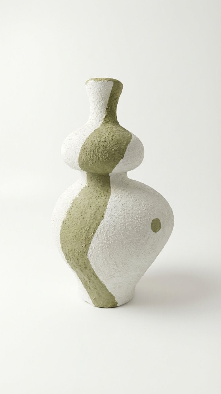 Mined Curve Vase - Kazaf Store