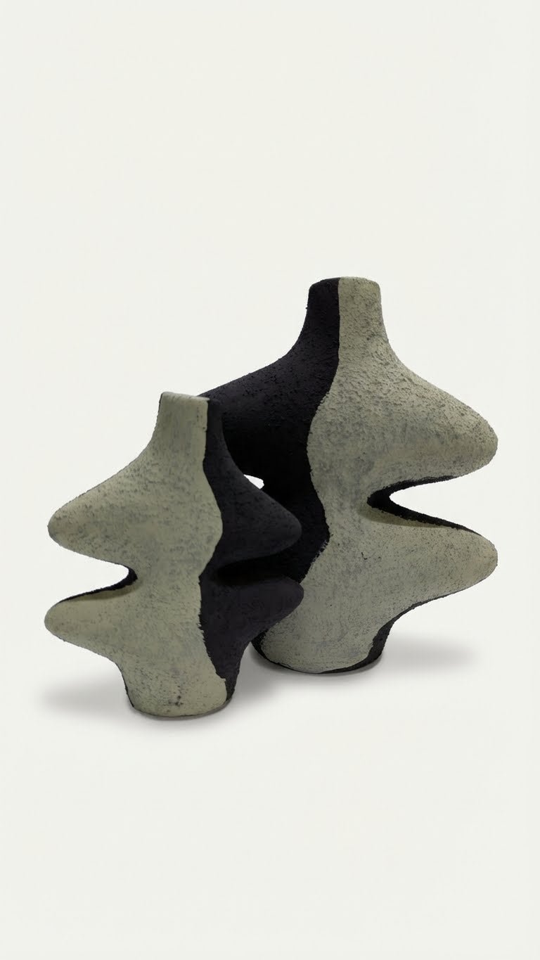 Noir Echo Vase Set - Kazaf Store